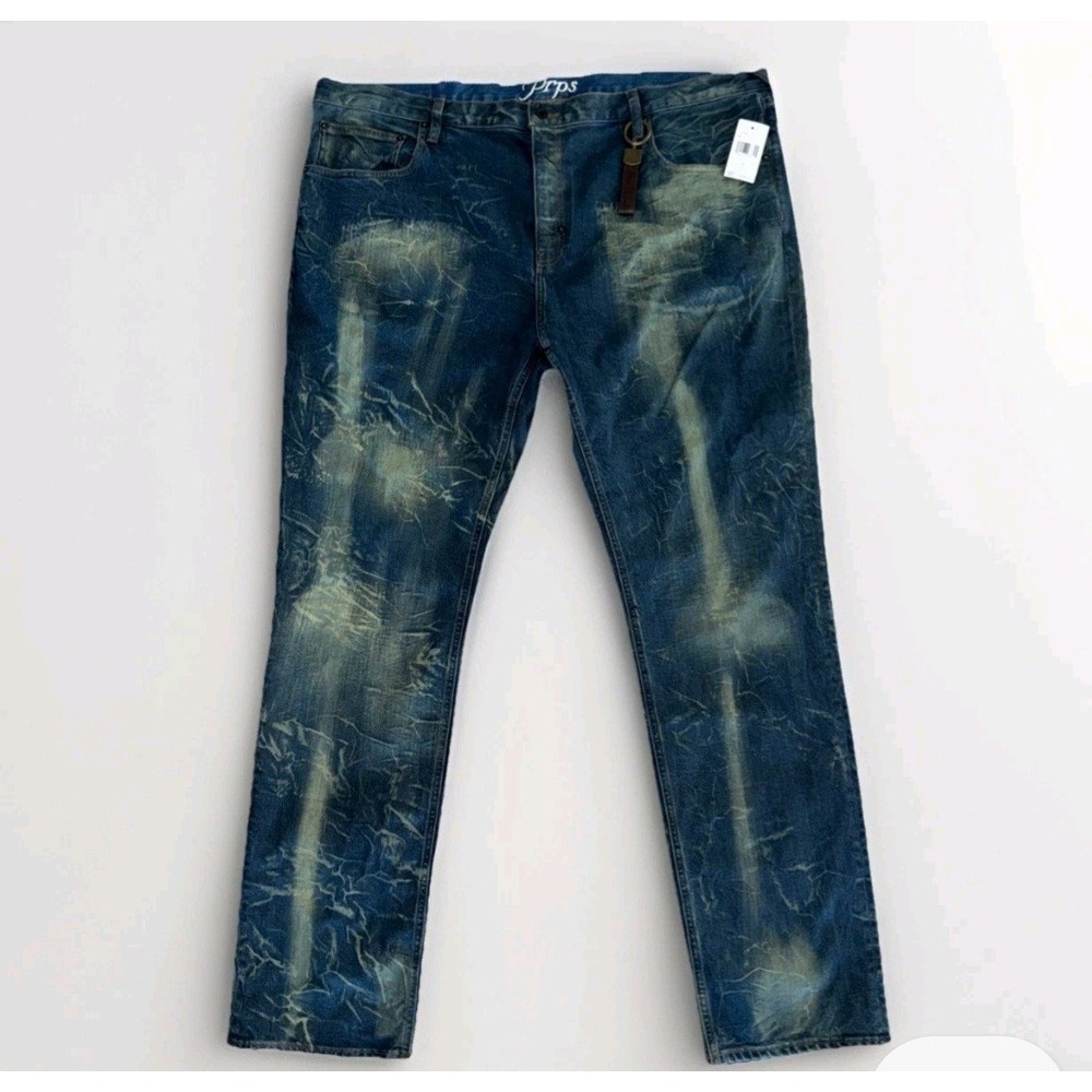 PRPS Demon Miki Slim Straight Fit‎  Mens Jeans Blue Size 44/34 Style E107P216P